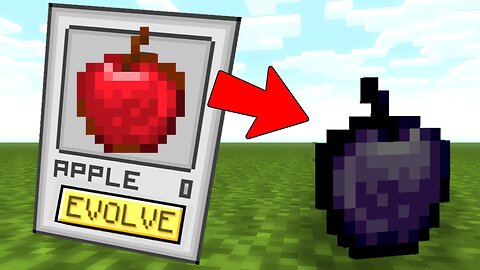 MINECRAFT BUT YOU CAN EVOLVE ITEMS