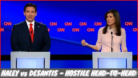 Hostile Clash: Republicans Debate - Haley vs. DeSantis