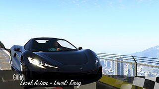 GTA 5 Gameplay Stunt Race Level Asian [PS5] - No Commentary