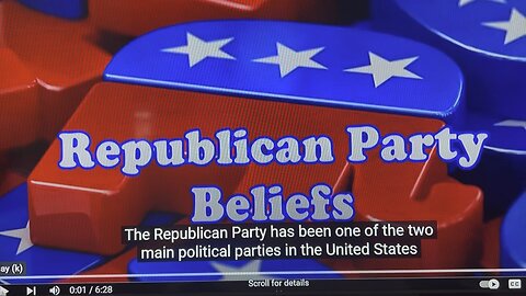 What is the beliefs of the Republican Party