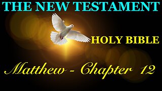 Matthew - Chapter 12 DAILY BIBLE STUDY {Spoken Word - Text - Red Letter Edition}