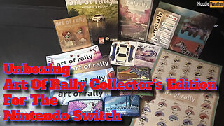 Unboxing art of rally collector's edition - Nintendo Switch