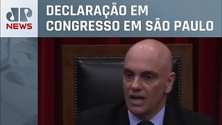 Alexandre de Moraes: “Fui personificado como inimigo da democracia”