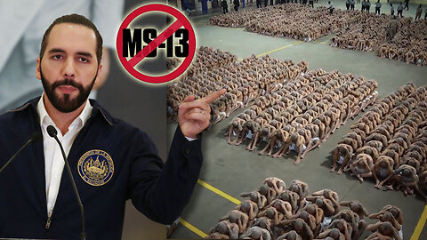 El Salvador transfers MS13 to their new MEGA PRISON (Largest Prison in the Americas) to rot! ✊