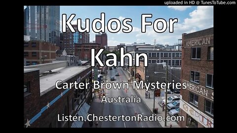 Kudos for Kahn - Carter Brown Mystery