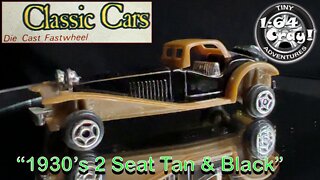 “1930’s 2 Seat Tan & Black”- Model by Classic Cars