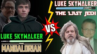 LUKE SKYALKER FROM MANDO VS LUKE (Jake) SKYWALKER FROM TLJ! :)