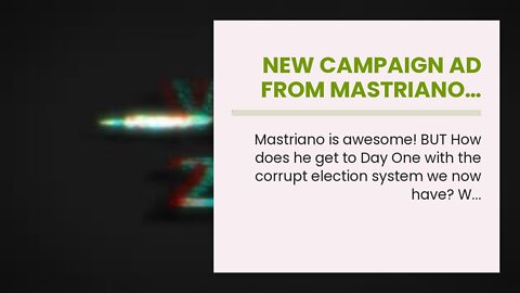 New campaign ad from Mastriano…