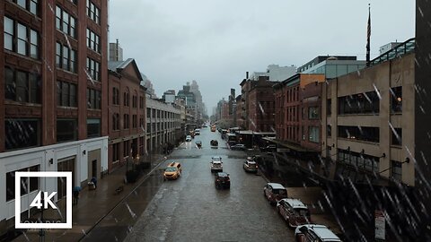 The High Line, Rain Walk In New York To Little Island