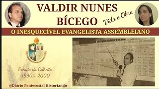 PR. DA ASSEMBLEIA DE DEUS MINISTÉRIO DO BELÉM: M0RT0 A TIR0S EM 1998 VALDIR NUNES BÍCEGO |SÃO PAULO