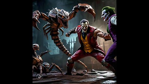 Scorpion Vs Joker and Hammer Guy Mortal Kombat 11