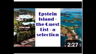 Epstein Island - the Guest List - a selection