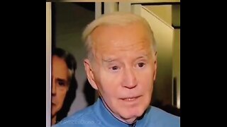 Biden’s eyes 👀 are actually blue, here they are brown, plus a mask malfunction on his chin