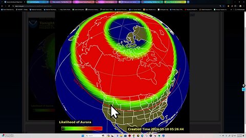 "RARE G4 solar storm expected tonight, AURORAS low as california alabama"