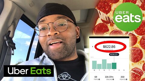DELIVERING UBER EATS I MADE ___? | Daily Earnings Review | ALL I WANTED WAS PIZZA