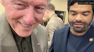 Reporter 'Juan More News' Confronts Bill Clinton About His Connections To Jeffrey Epstein