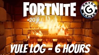 Fortnite Cozy Lodge Yule Log - 6 Hours