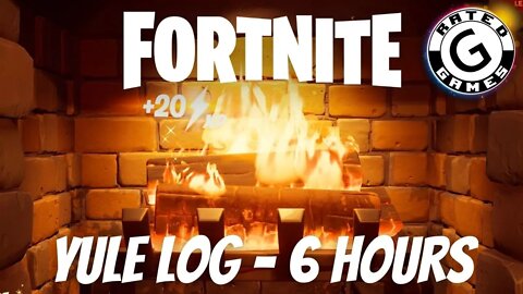 Fortnite Cozy Lodge Yule Log - 6 Hours