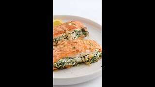 Spinach Stuffed Salmon | MumHut