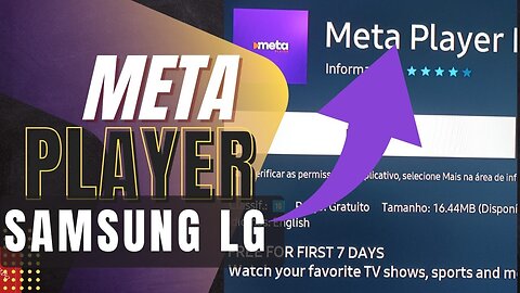 TUTORIAL APLICATIVO META PLAYER GRATIS PRA SAMSUNG LG GRATIS