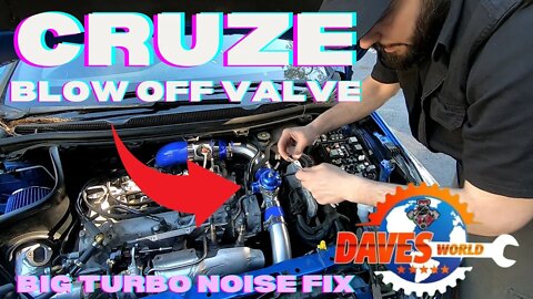 CRUZE Big turbo noise problem plus BOV install