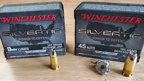 Winchester Silvertips 9mm vs 45auto. Are they TRASH?