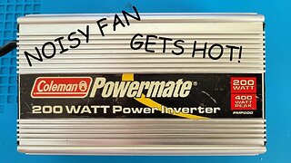 Coleman 200 Watt Inverter Fan Repair