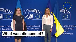 🇪🇺 Roberta METSOLA & Kaja KALLAS meet in EP, Brussels - Welcome & Roundtable 🇪🇺