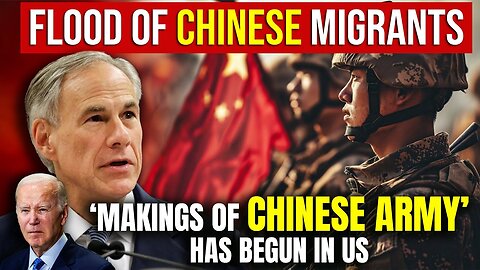 INVASION- Chinese migrants flood California, ‘Makings of a Chinese army’ has begun in US- Expert