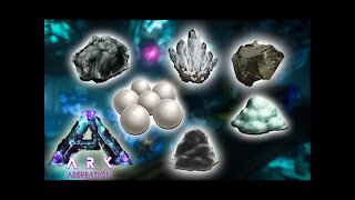 ALL THE RESOURCE SPAWNS! (Ark Aberration)