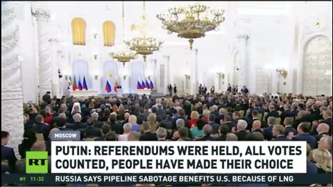Putin’s Historic Speech: Reunification of Donetsk, Lugansk, Kherson, Zaporozhye with Russia