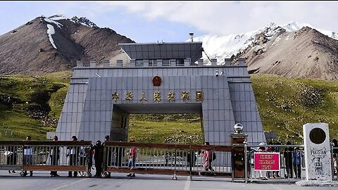 Khunjerab Pass. 4693 meters high above sea levels, the junction between China & Pakistan