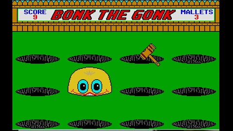 STOS Games - Bonk The Gonk