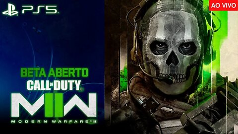 [LIVE] Beta Aberto Call Of Duty Modern Warfare 2 • Playstation 5