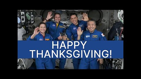 Happy Thanksgiving from the International Space Station