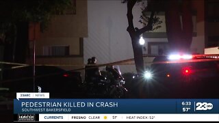 Pedestrian killed in Bakersfield crash