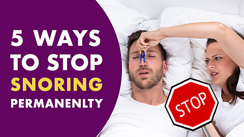 5 Ways To Stop Snoring