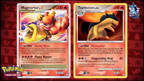 Pokemon TCG Magmortar LV. X Typhlosion Deck 2008-2009 Format!!