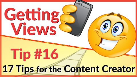 🎥 Getting Views! Post Production Tip #16 - 17 Video Tips for the Content Creator | Editing Tip