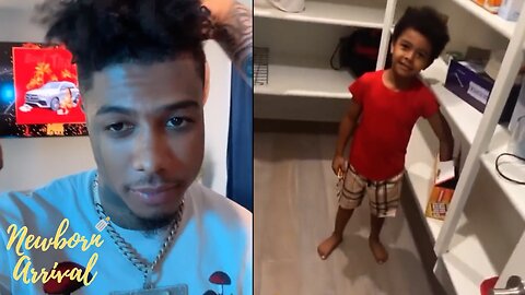 Blueface Faces Backlash After Asking Son Javaughn If He's Sway! 🤷🏾‍♂️