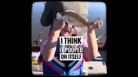 Kids funny fishing