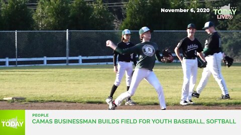 Camas businessman builds field for youth baseball, softball