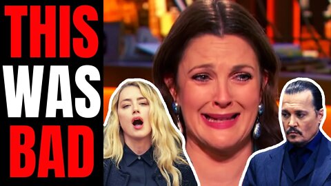 Drew Barrymore Apologizes After Getting SLAMMED For Laughing At What Amber Heard Did To Johnny Depp