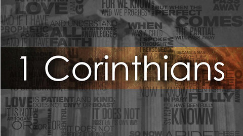 1 Corinthians Pt 4