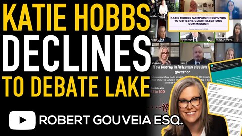 Katie Hobbs DECLINES Kari Lake Debate and After EMBARASSING Debate Commission