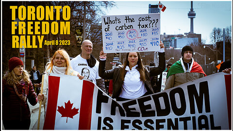 Toronto Freedom Rally walk & Street Photography
