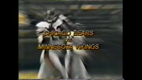 1979-10-21 Chicago Bears vs Minnesota Vikings