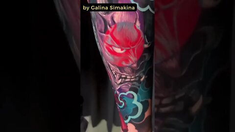Stunning Tattoo by Galina Simakina #shorts #tattoos #inked #youtubeshorts