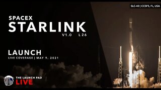 Watch SpaceX Launch A Falcon 9 for the 10th time! | Starlink-26 Launch Coverage | TLP Live