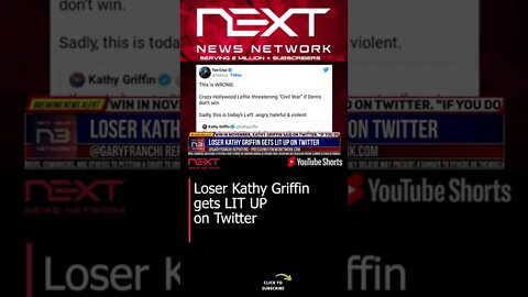Loser Kathy Griffin gets LIT UP on Twitter #shorts